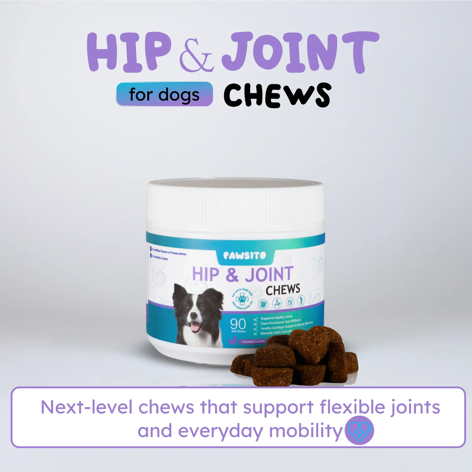 Hip & Joint Support: Keep Your Dog Moving with Ease